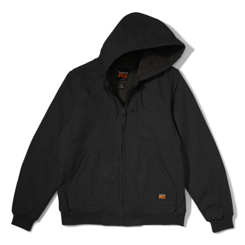 Timberland PRO Men's Gritman Lined Canvas Hooded Jacket - Black TB0A1VB4015