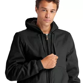 Timberland PRO Men's Gritman Lined Canvas Hooded Jacket - Black TB0A1VB4015