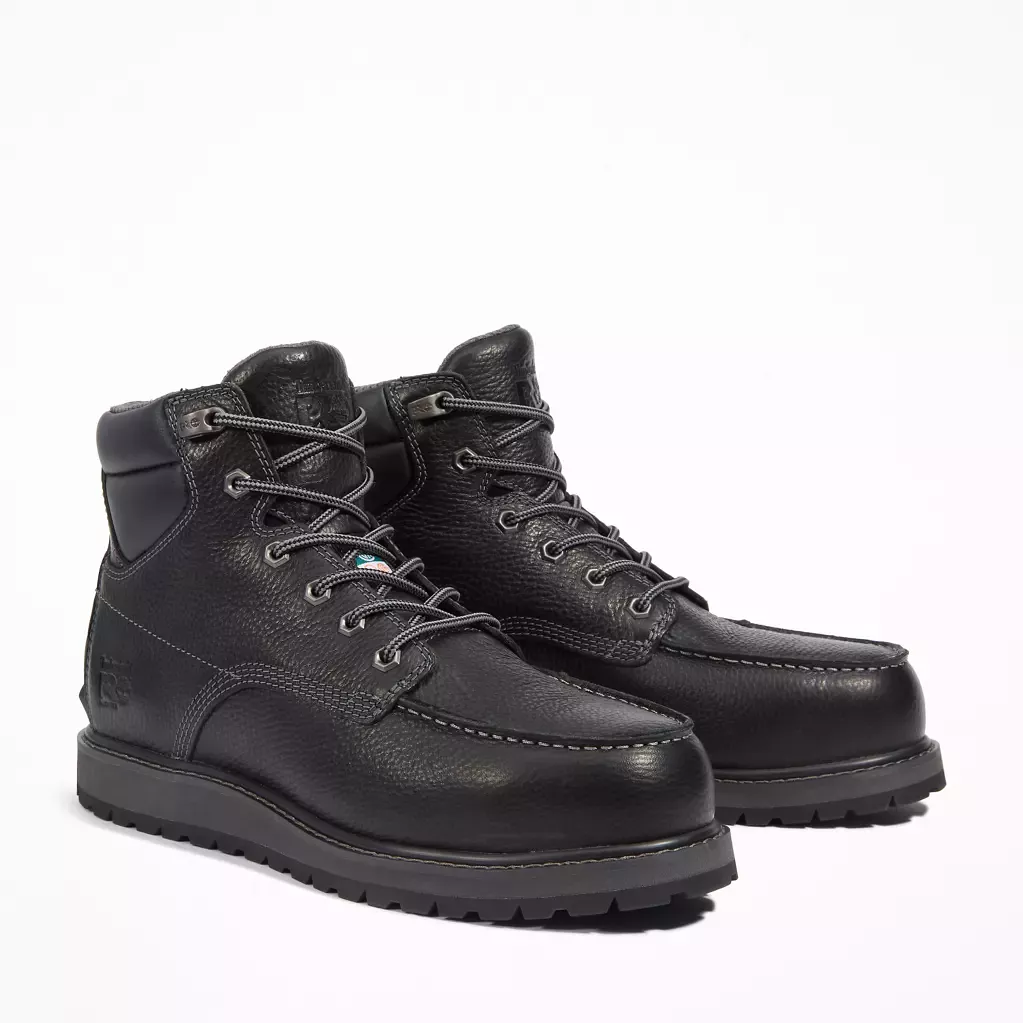 Timberland Pro Men's Irvine Wedge 6 AT Work Boot -Black- TB1A44WN001