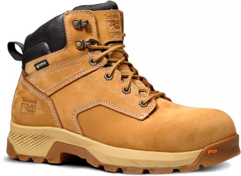 Timberland Pro Men's Titan EV 6 WP Comp Toe Work Boot Wheat - TB1A5Q82231