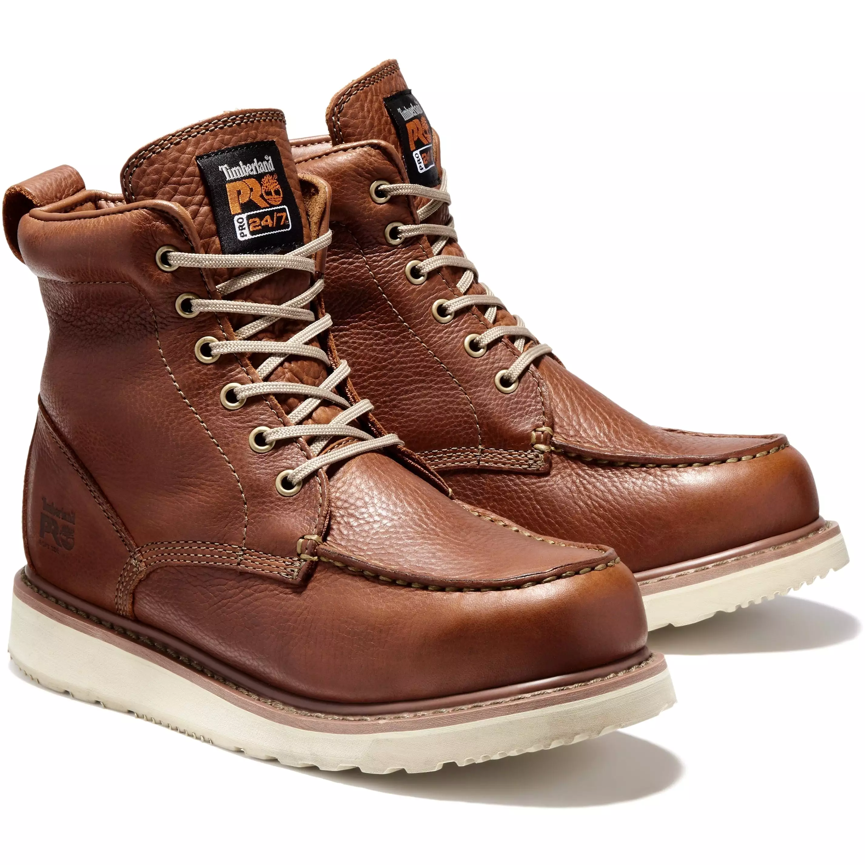 Timberland PRO Men's Wedge 6 Soft Toe Wedge Work Boot - Rust - TB153009214