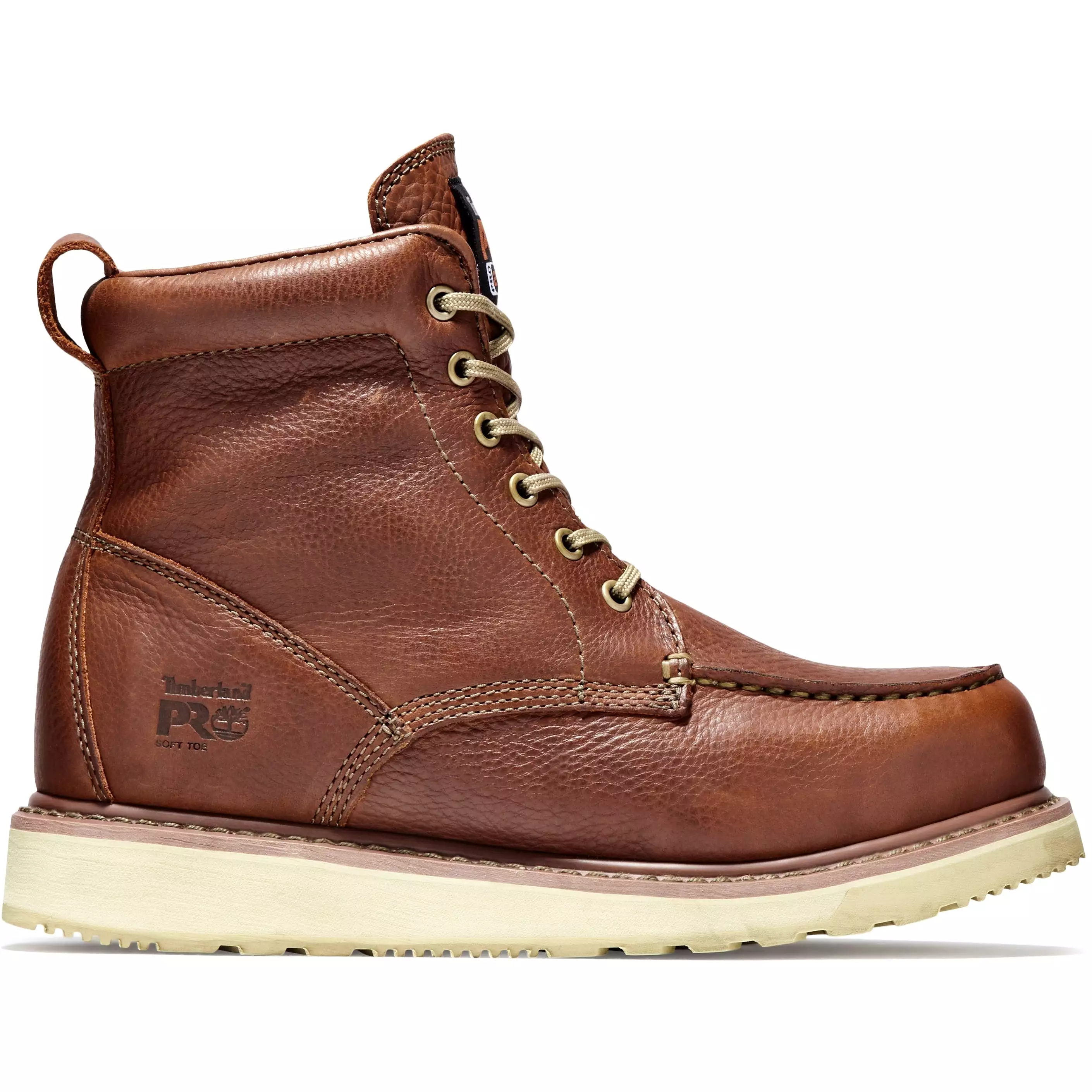 Timberland PRO Men's Wedge 6 Soft Toe Wedge Work Boot - Rust - TB153009214