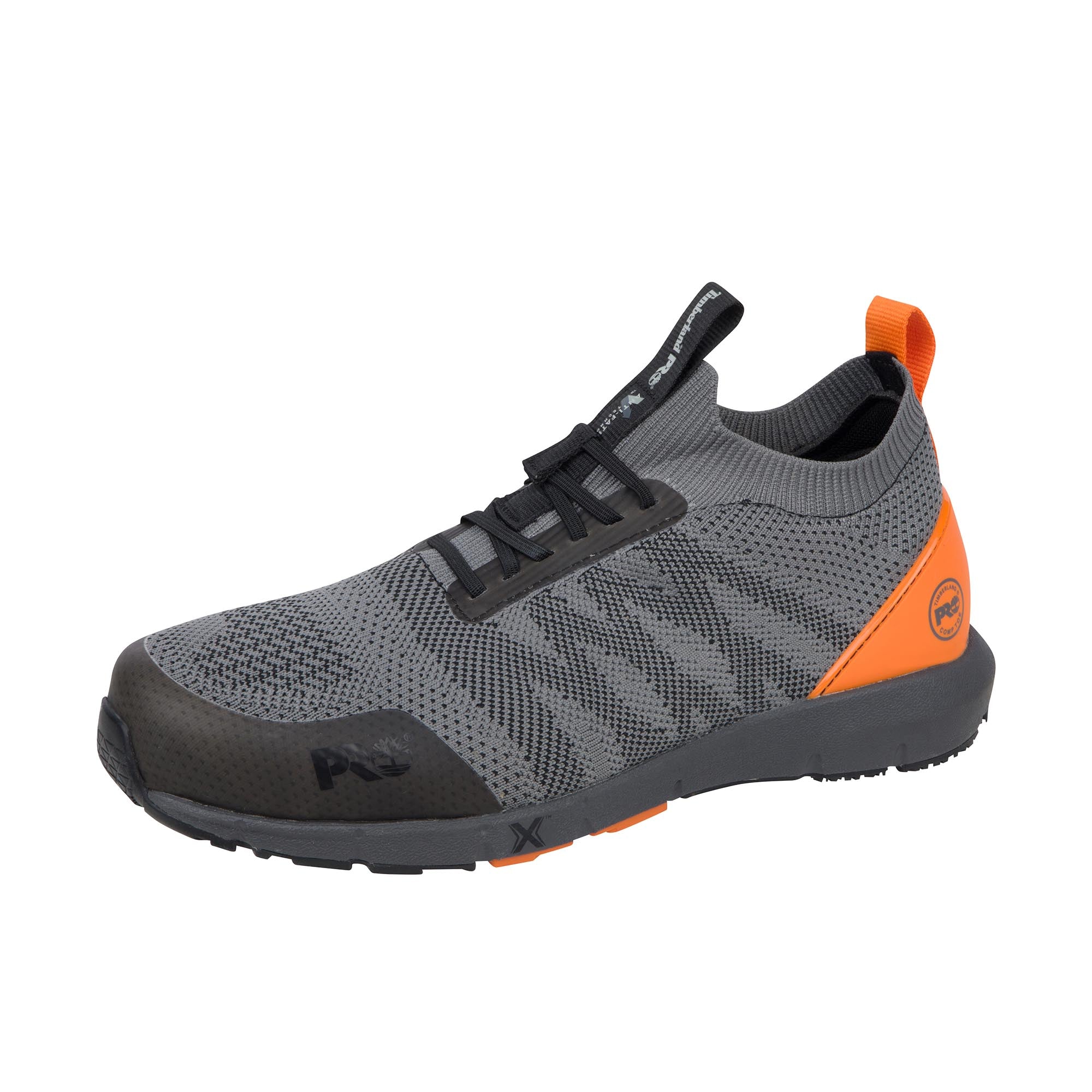 Timberland Pro Radius Knit Composite Toe Grey Orange