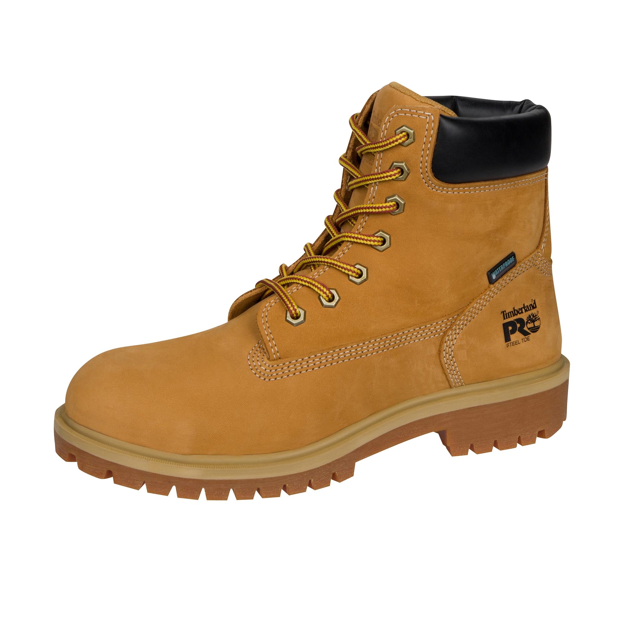 Timberland Pro Womens 6 Inch Direct Attach Steel Toe Wheat Nubuck