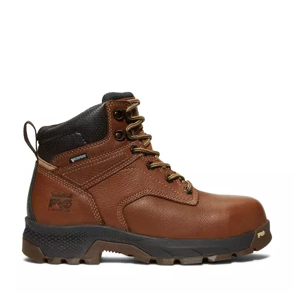 Timberland Pro Women's Titan EV 6 Comp Toe WP Work Boot - Brown - TB0A5P1A214