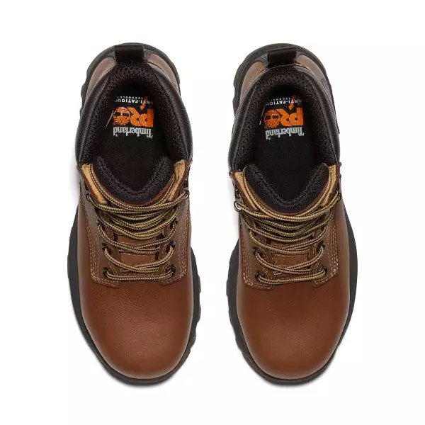 Timberland Pro Women's Titan EV 6 Comp Toe WP Work Boot - Brown - TB0A5P1A214