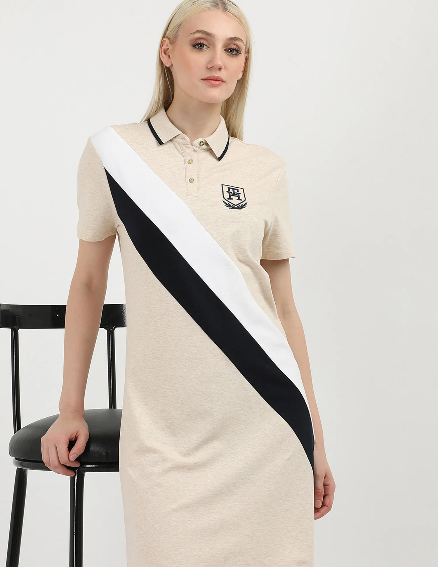 Tommy Hilfiger Banner Regular Fit Polo Dress