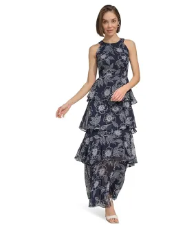 Tommy Hilfiger Floral Tiered Maxi Dress Women's