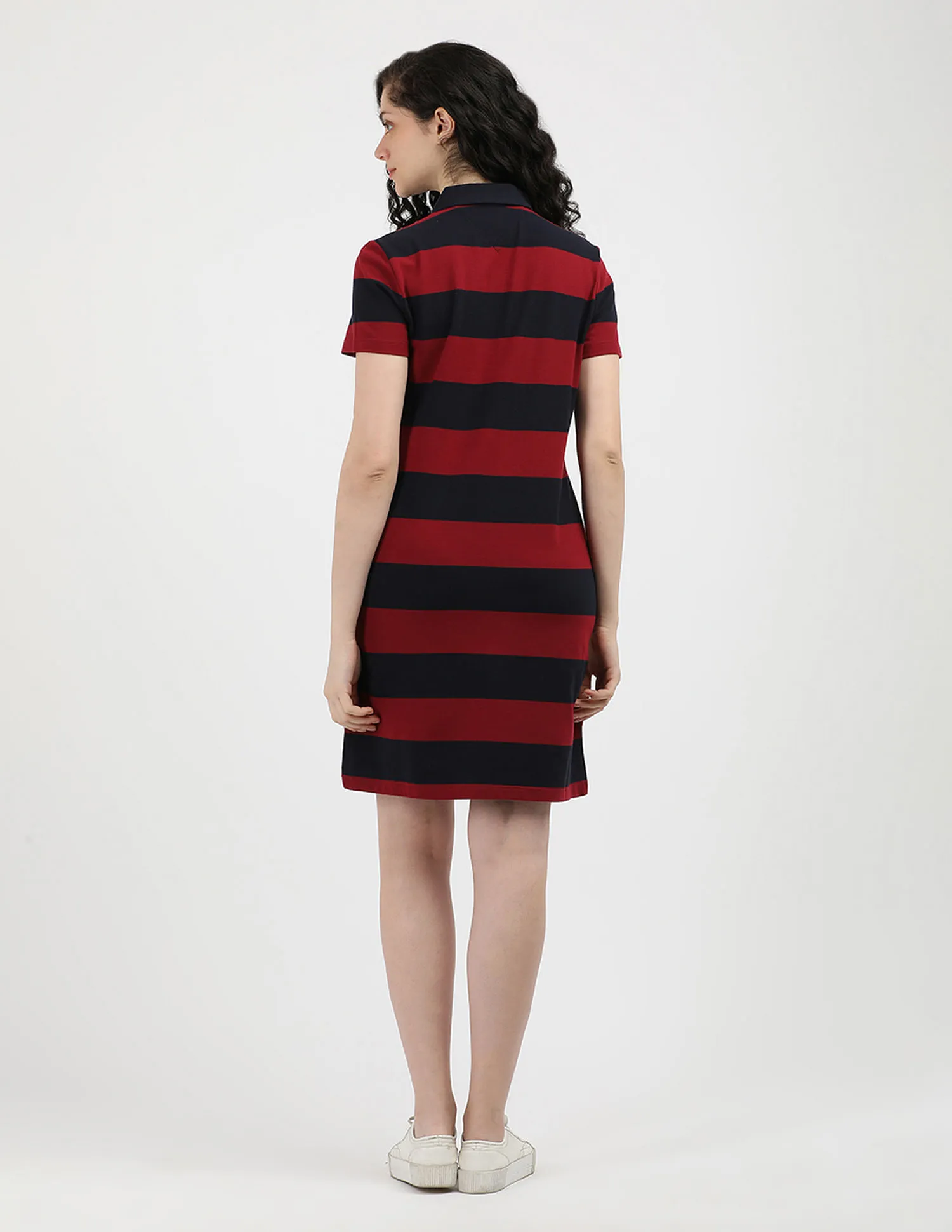 Tommy Hilfiger Rugby Split Neck Polo Dress