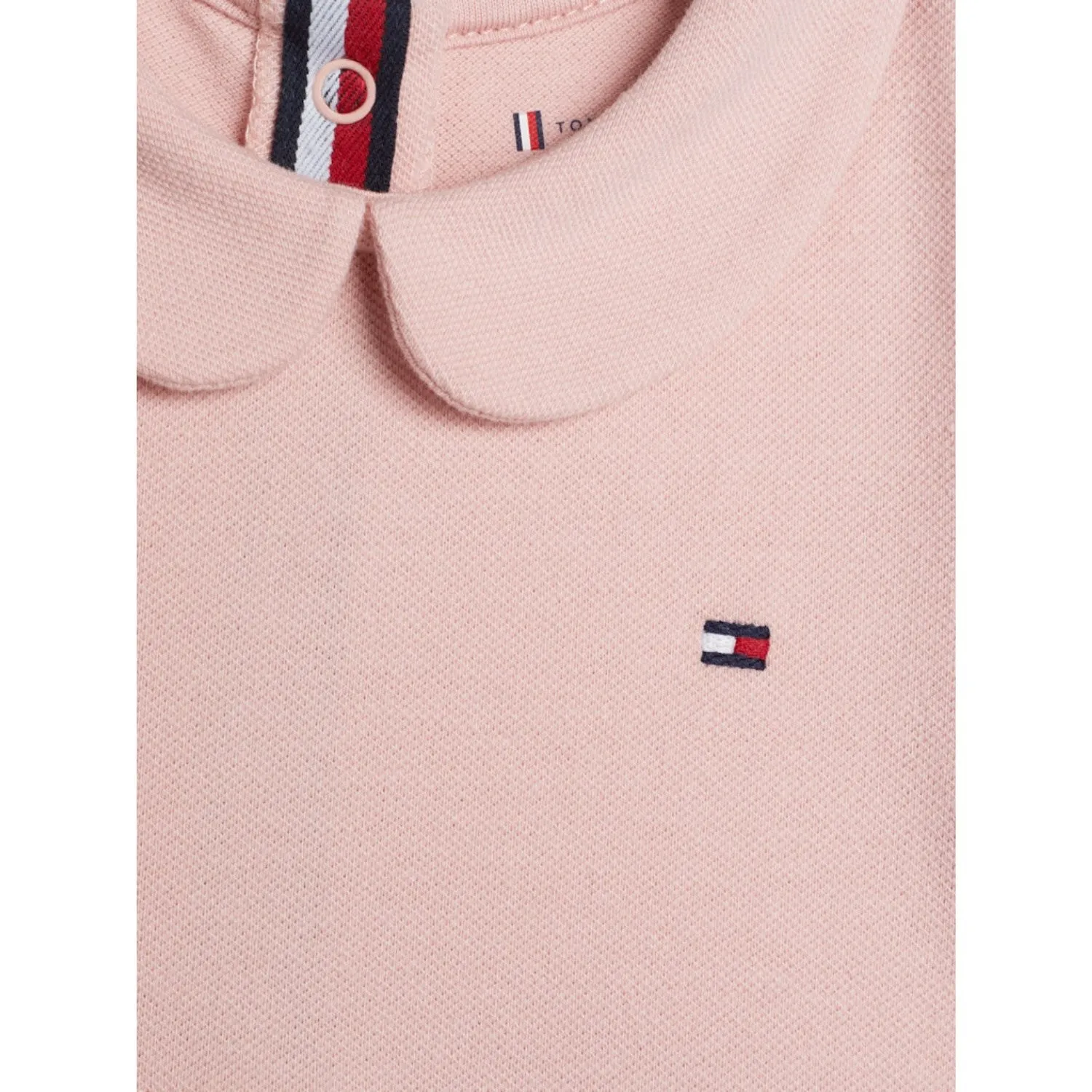 Tommy Hilfiger Soft Rose Pique Pointelle Regular Dress Ls