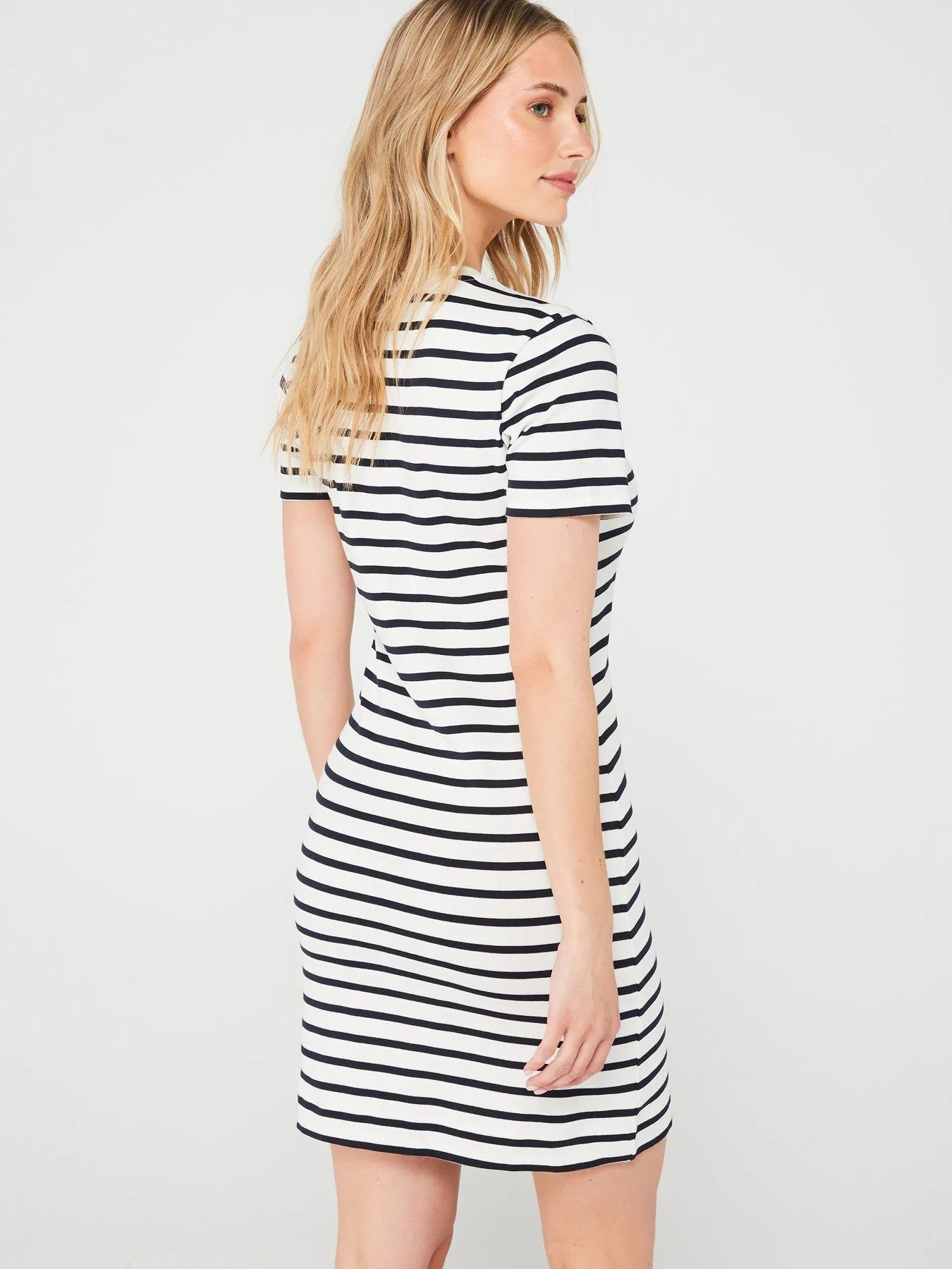 Tommy Hilfiger Striped Bodycon Mini Dress - Navy