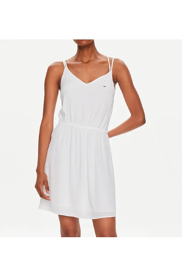 Tommy Hilfiger Women Essential Strap Dress White