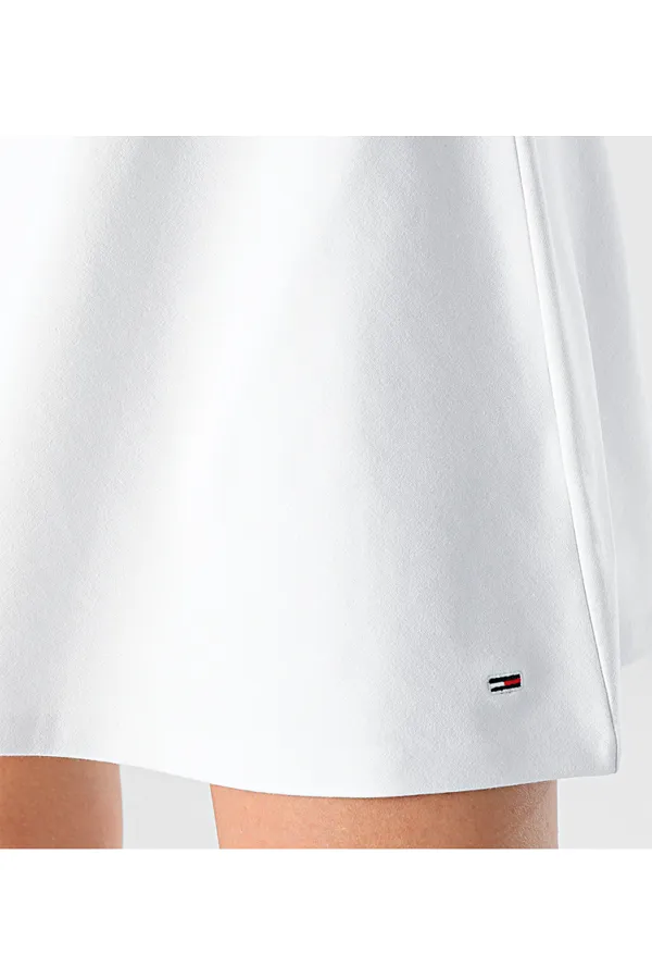 Tommy Hilfiger Women Logo Skirt Fit And Flare White