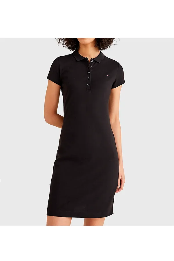 Tommy Hilfiger Women Polo Dress Black