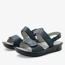 Verona Basketry Navy Sandal