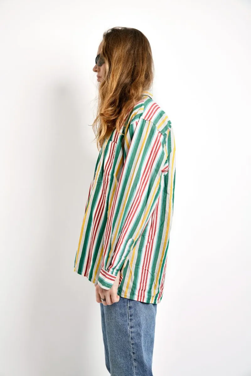 Vintage summer striped shirt