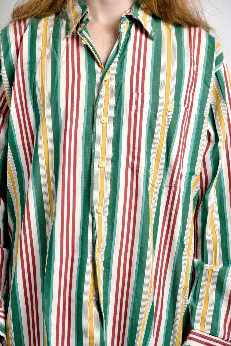 Vintage summer striped shirt