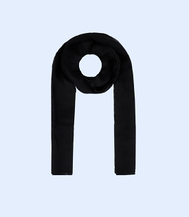 WA0540-BLACK-Scarf For Women