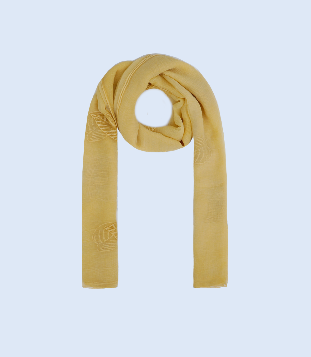 WA0829-MUSTARD-Scarf For Women