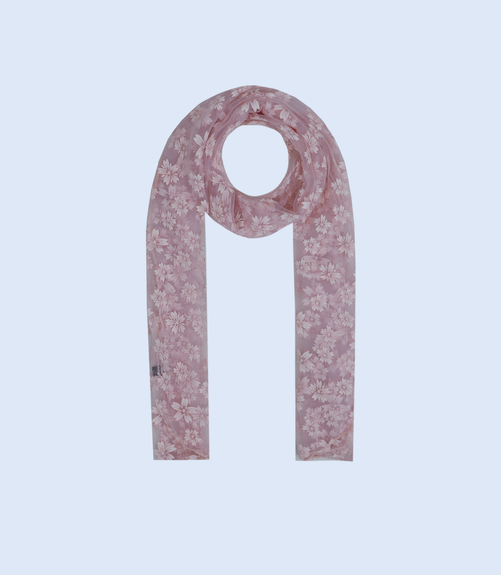 WA0840-TEA-PINK-Scarf For Women