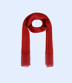 WA0904-MAROON-Scarf For Women