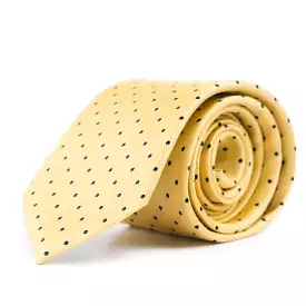 Yellow Dot Patterned Tie