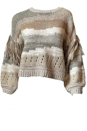 Zora Sweater - Ivory/Sand